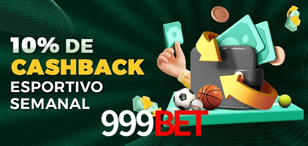 10% de bônus de cashback na 999bet